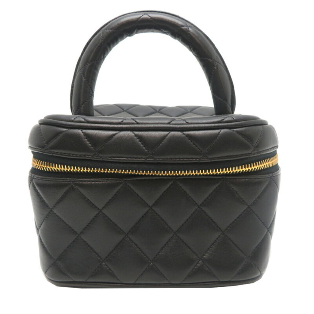Chanel Black Leather Handbag (Pre-Owned)