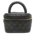 Chanel Black Leather Handbag (Pre-Owned)