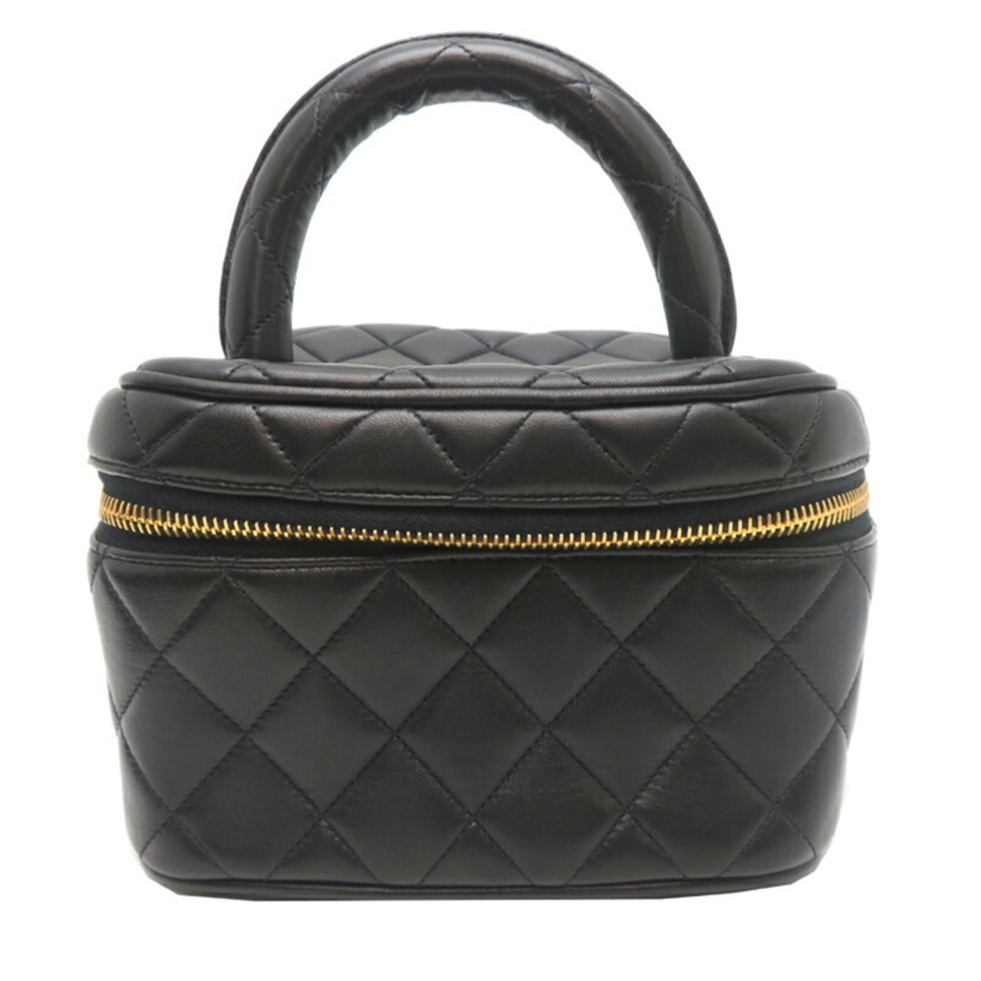 Chanel Black Leather Handbag (Pre-Owned)