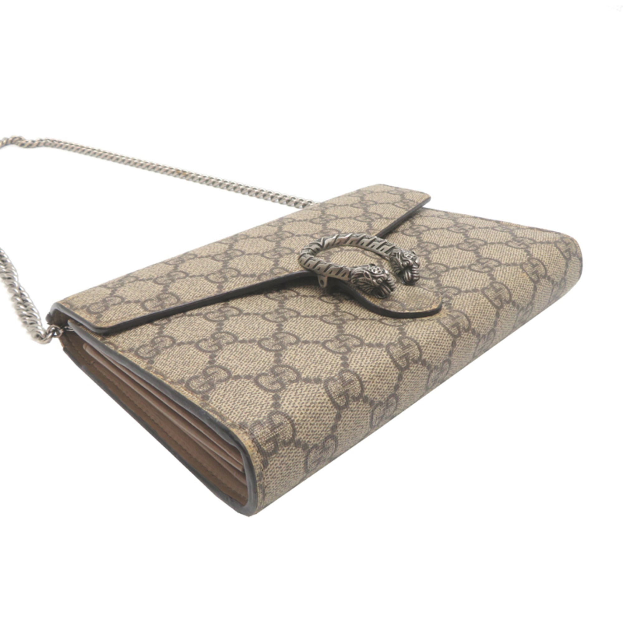 Gucci Beige Gg Supreme Shoulder Bag (Pre-Owned)