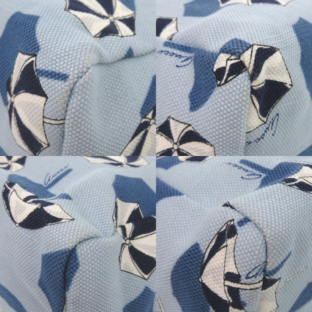 Gucci Blue Canvas Tote Bag (Pre-Owned)