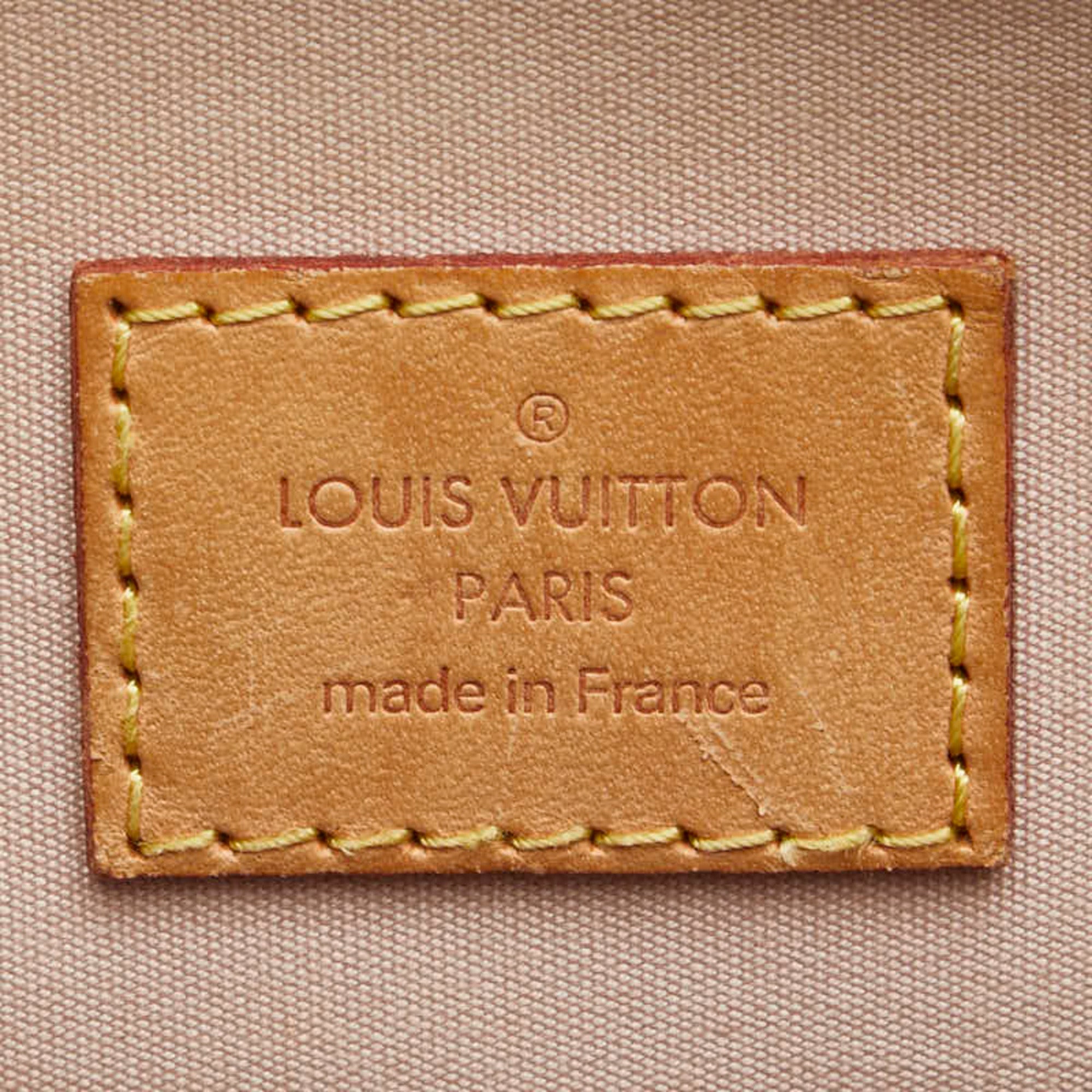 Louis Vuitton Beige Poodle Monogram Vernis Handbag (Pre-Owned)