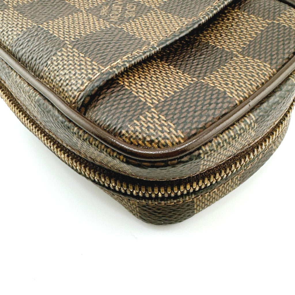Louis Vuitton Brown Damier Canvas Pouch (Pre-Owned)