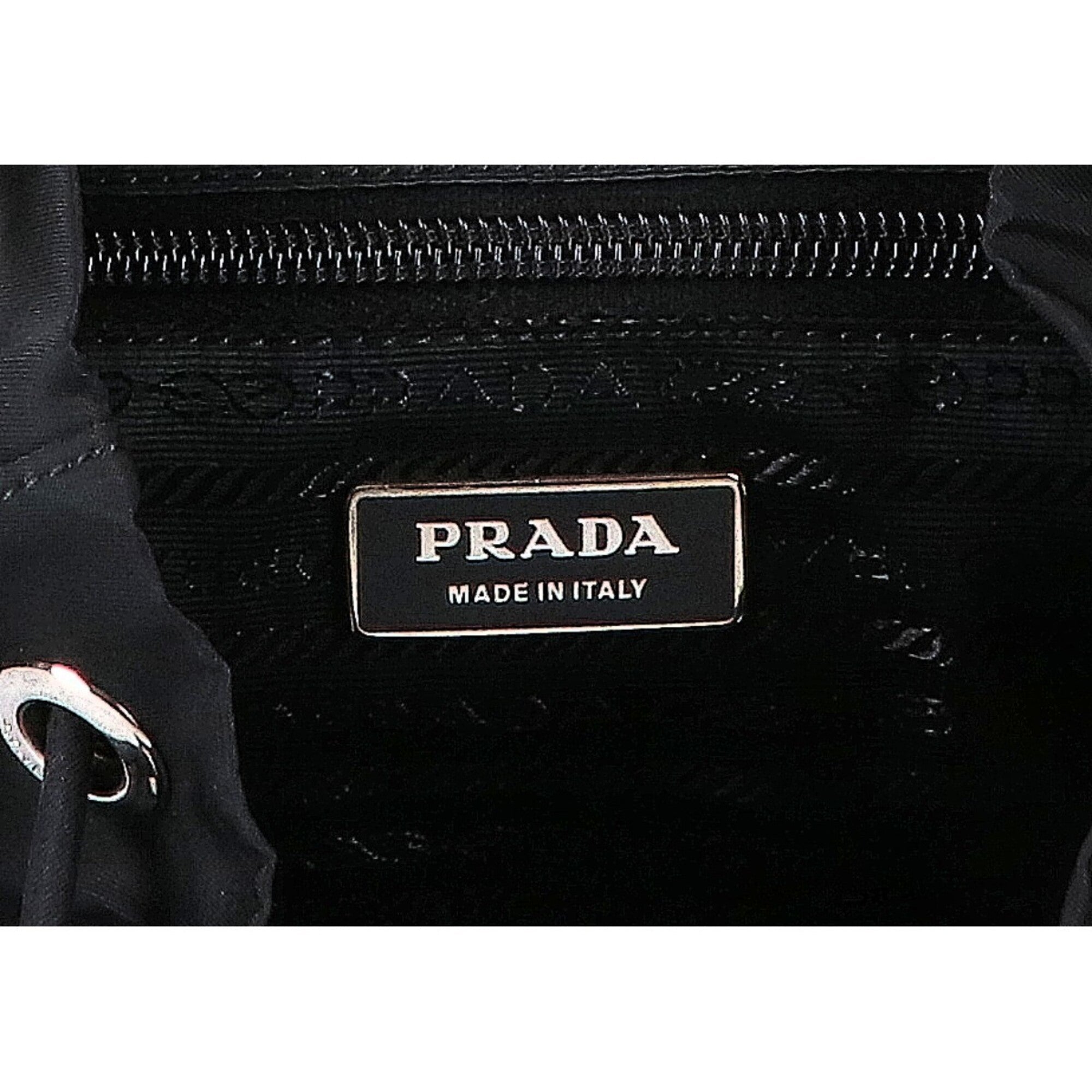 Prada Black Nylon Backpack (Pre-Owned)