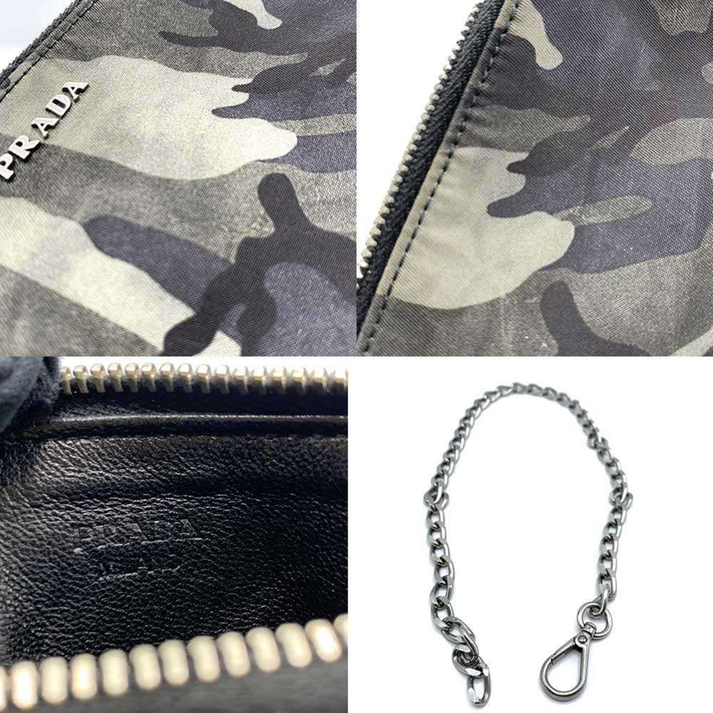 Prada Camouflage Nylon Coin Purse/Coin Case (Pre-Owned)