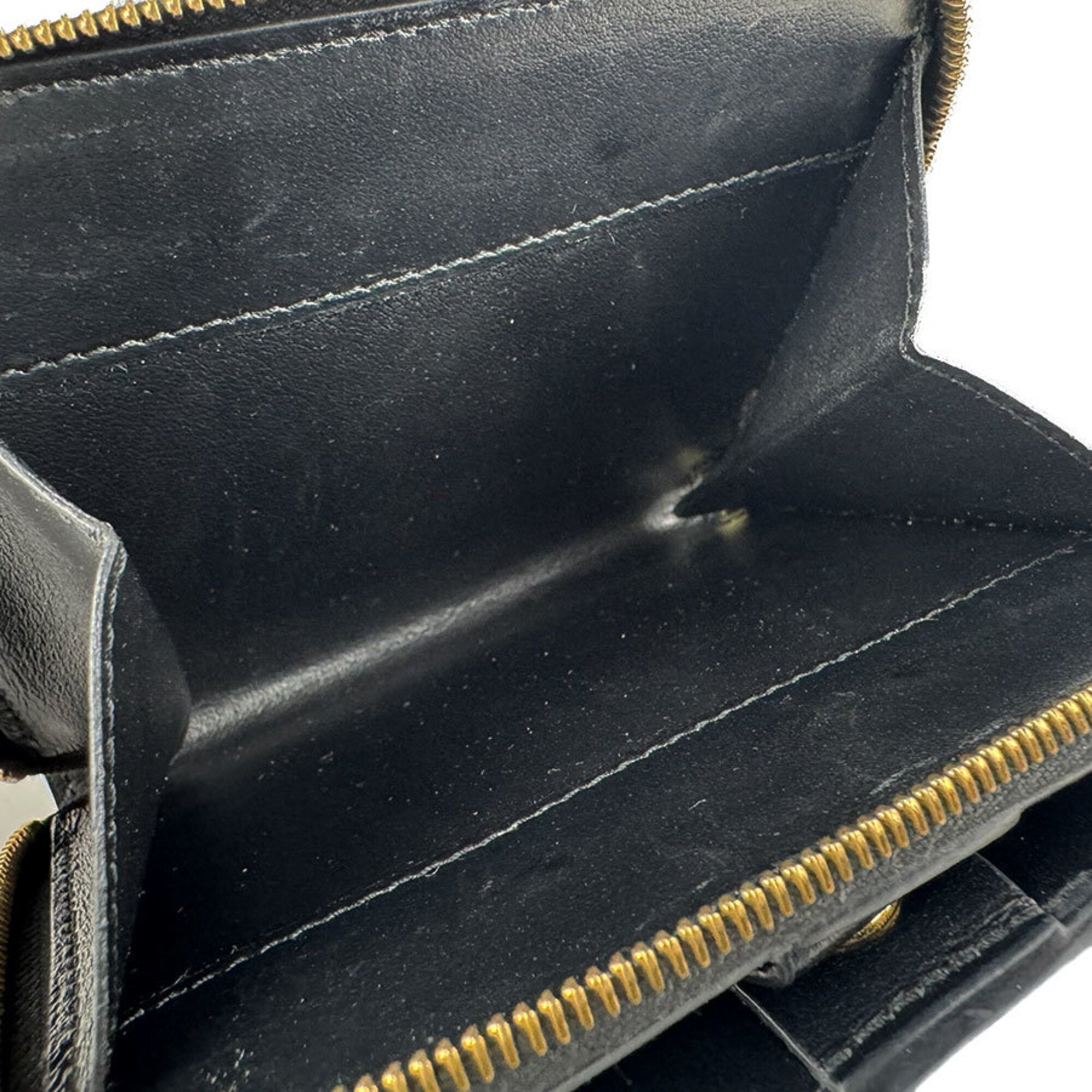 Fendi Black Leather Wallet (Bi-Fold) (Pre-Owned)