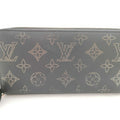 Louis Vuitton Black Leather Long Wallet (Bi-Fold) (Pre-Owned)