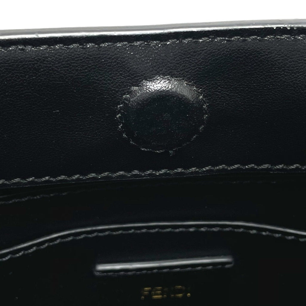 Fendi Yellow Leather Shoulder Bag (Pre-Owned)