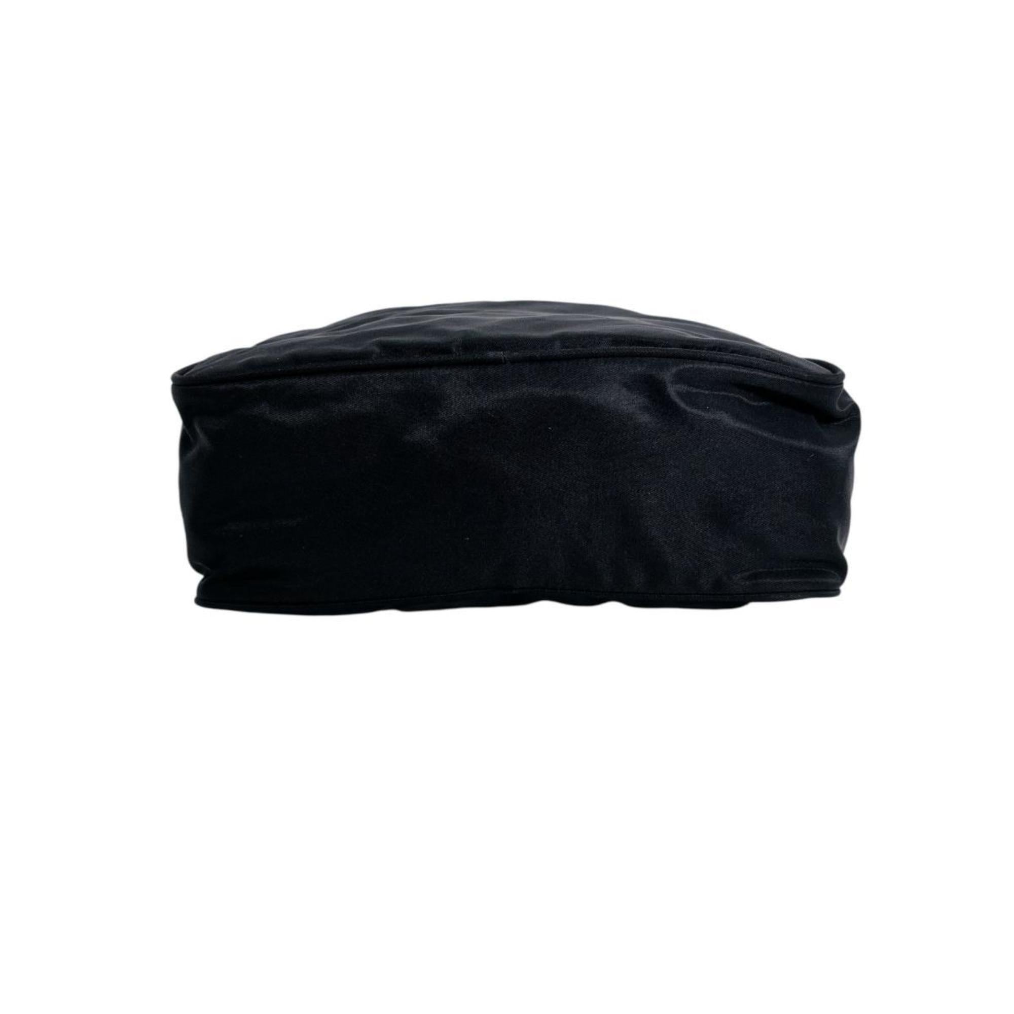 Prada Black Nylon Shoulder Bag Sling Bag (Pre-Owned)