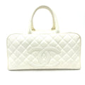 Chanel White Leather Handbag (Pre-Owned)