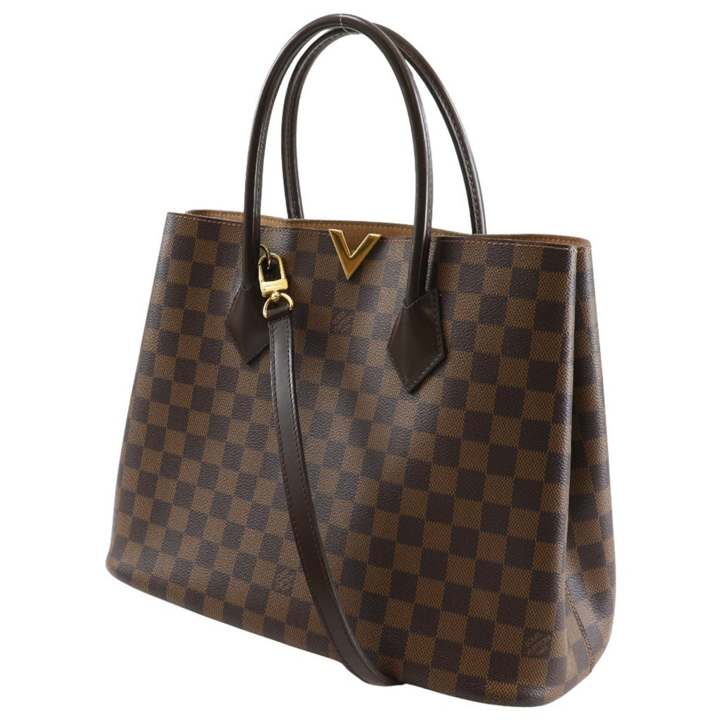 Louis Vuitton Brown Damier Canvas Handbag (Pre-Owned)