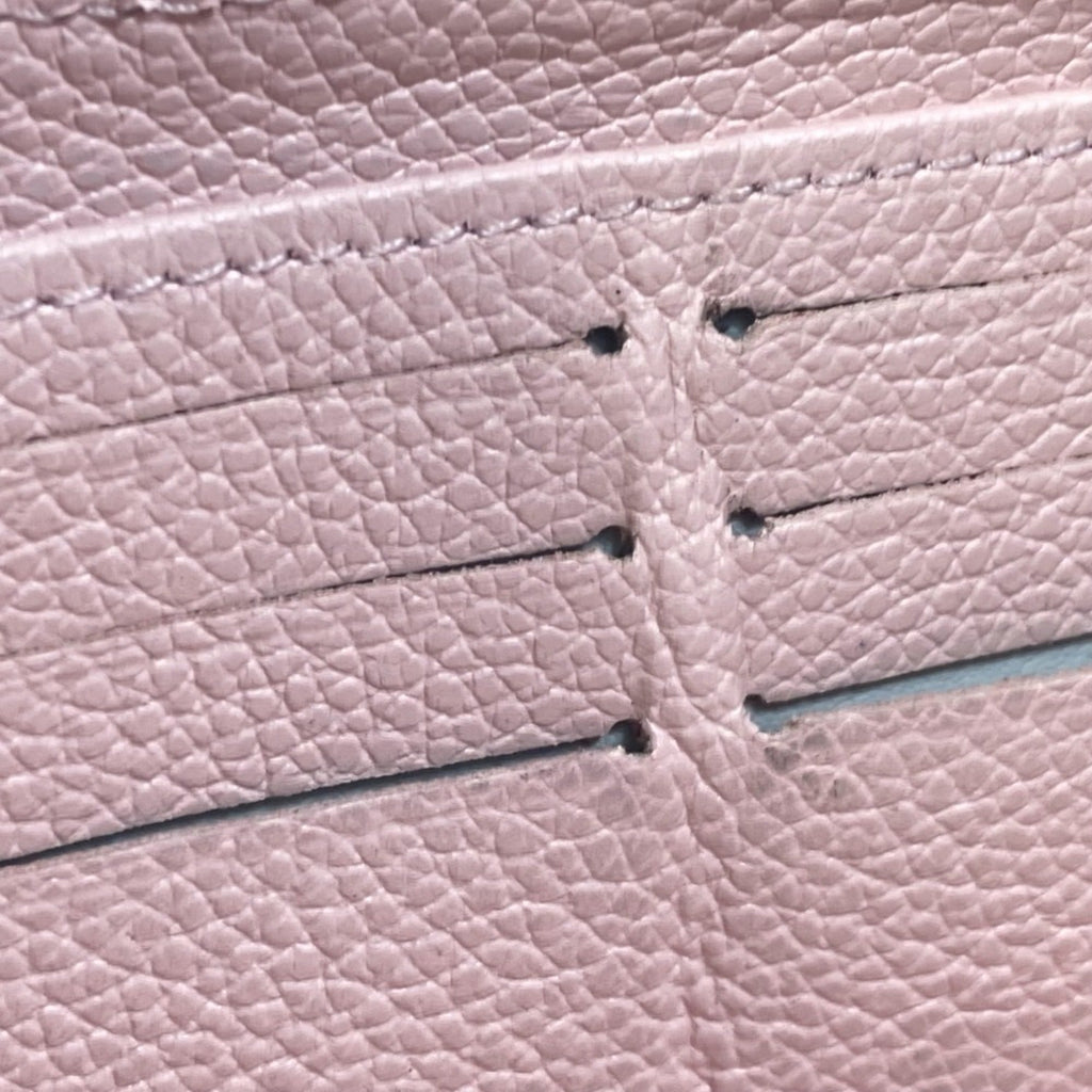 Louis Vuitton Monogram Empreinte Pink Monogram Empreinte Long Wallet (Bi-Fold) (Pre-Owned)