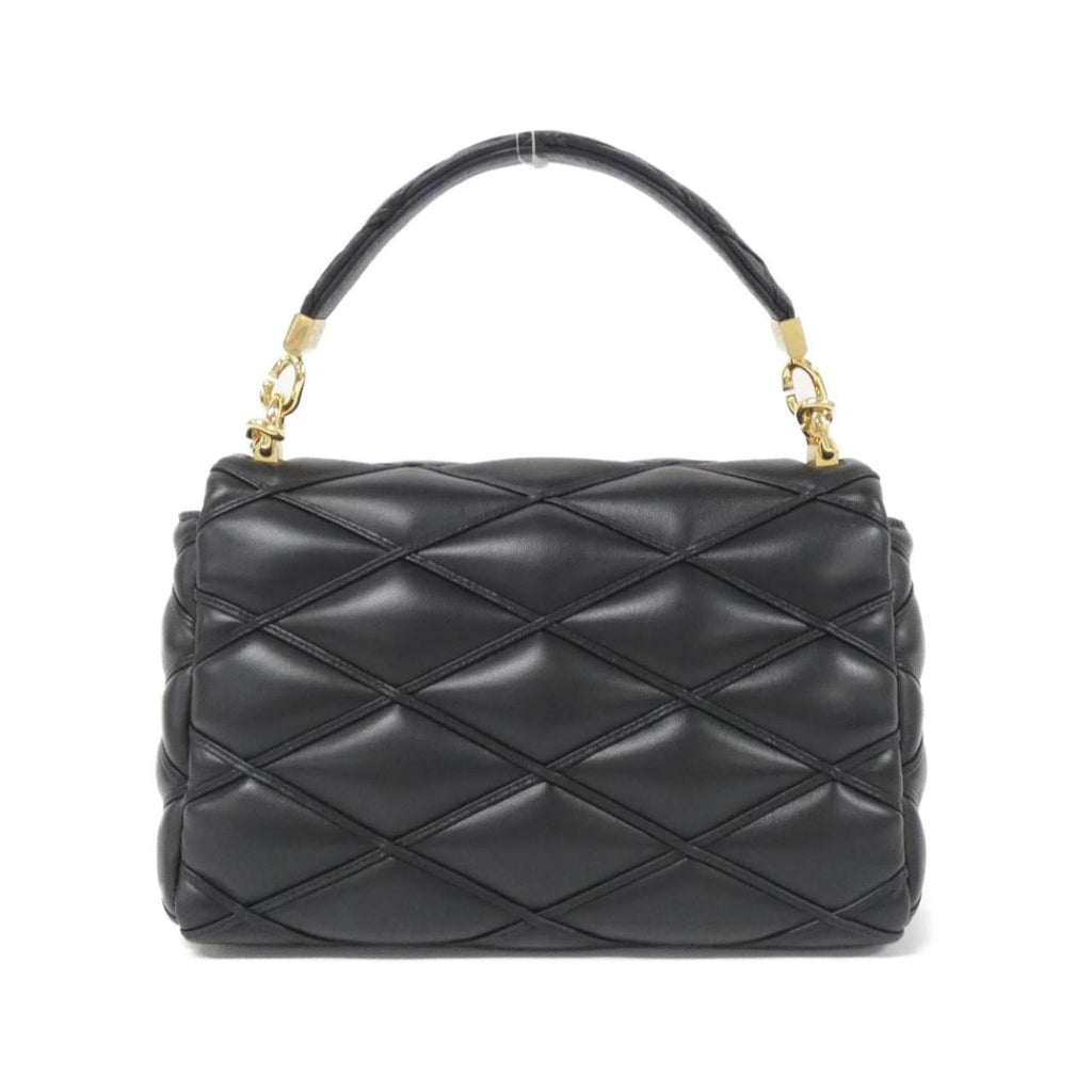 Louis Vuitton Black Leather Shoulder Bag (Pre-Owned)