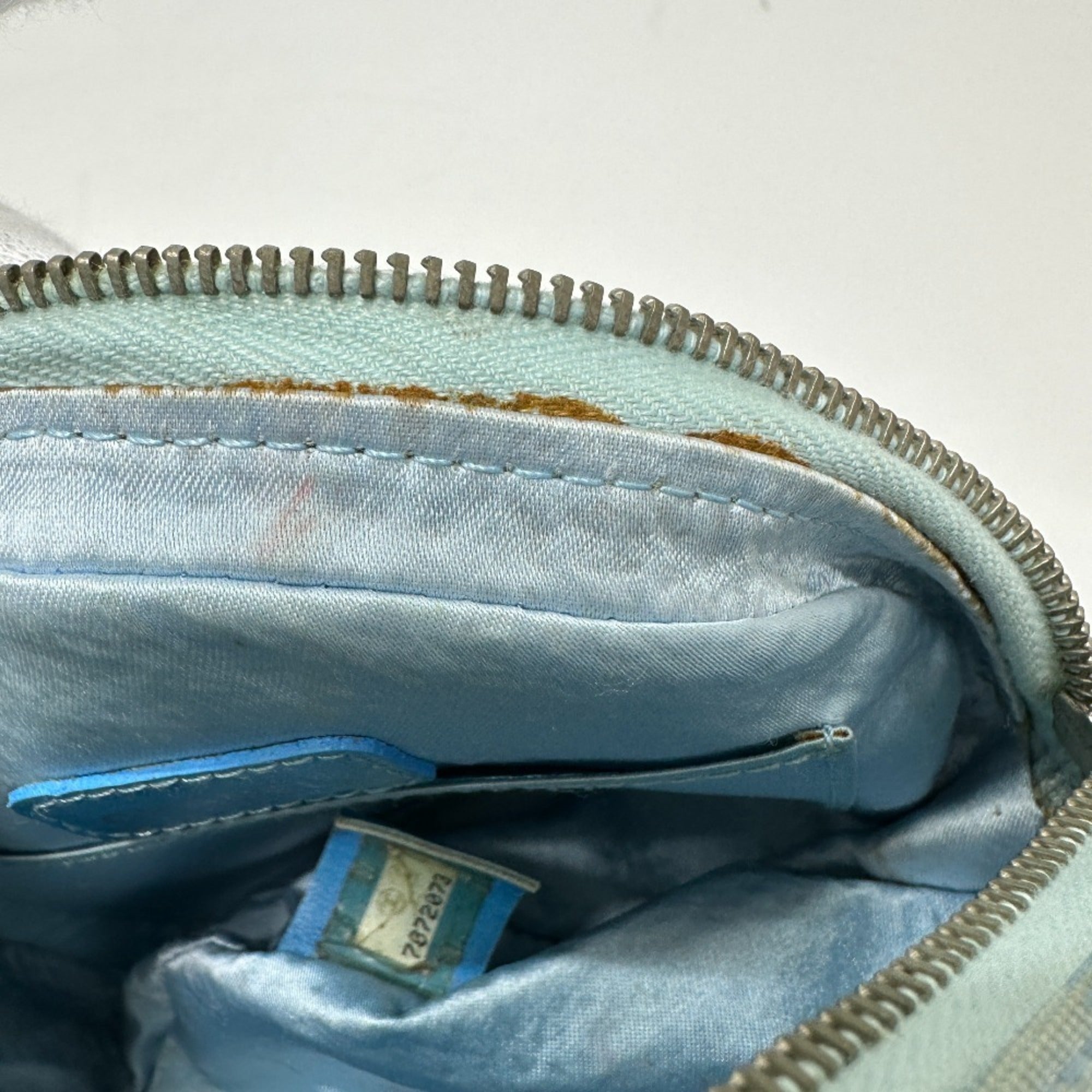 Chanel Blue Nylon Pouch (Pre-Owned)