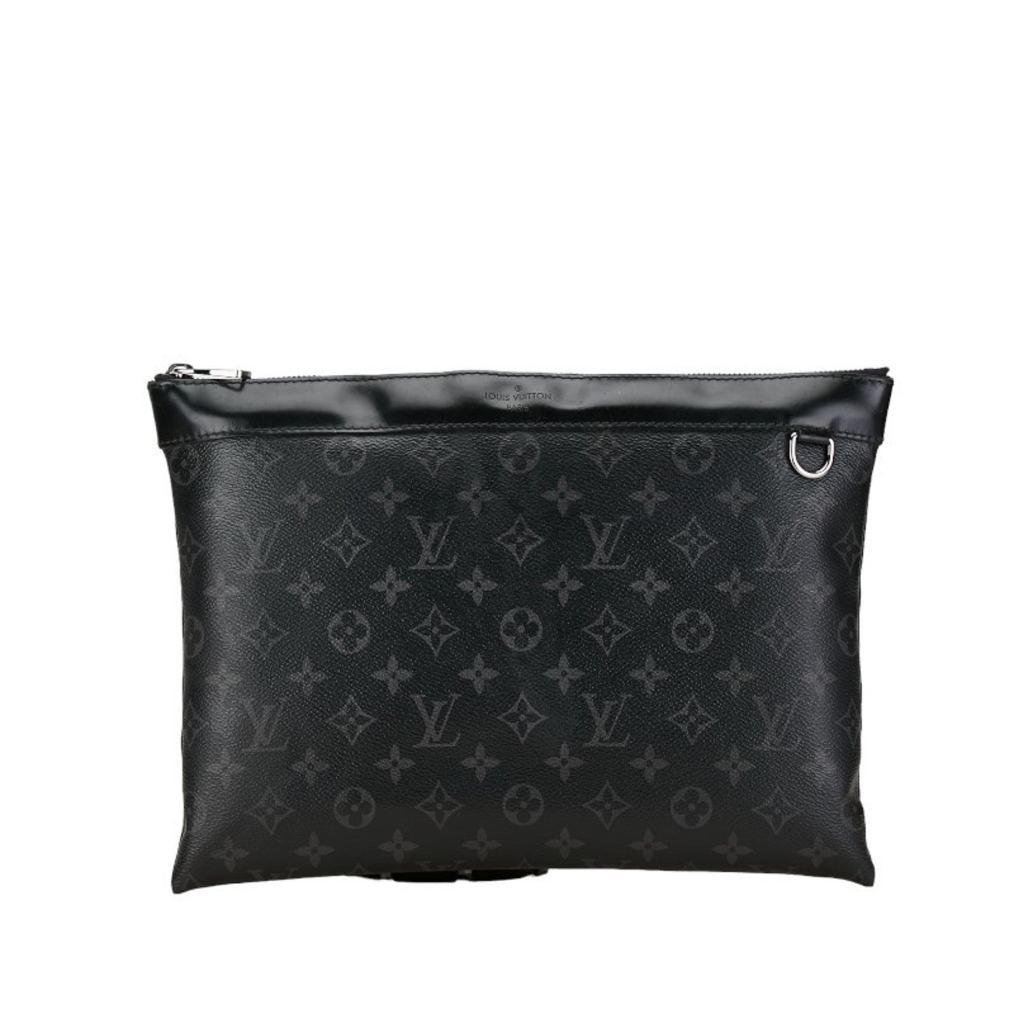 Louis Vuitton Black Monogram Eclipse Clutch Bag Pouch (Pre-Owned)