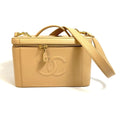 Chanel Beige Leather Shoulder Bag (Pre-Owned)