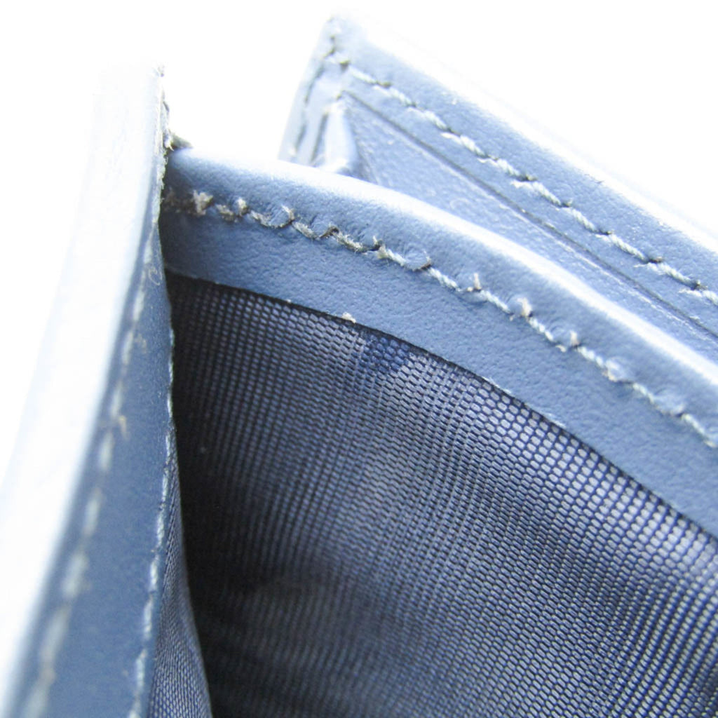 Gucci Blue Leather Wallet (Bi-Fold) (Pre-Owned)