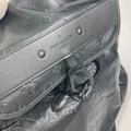 Louis Vuitton Black Leather Backpack (Pre-Owned)