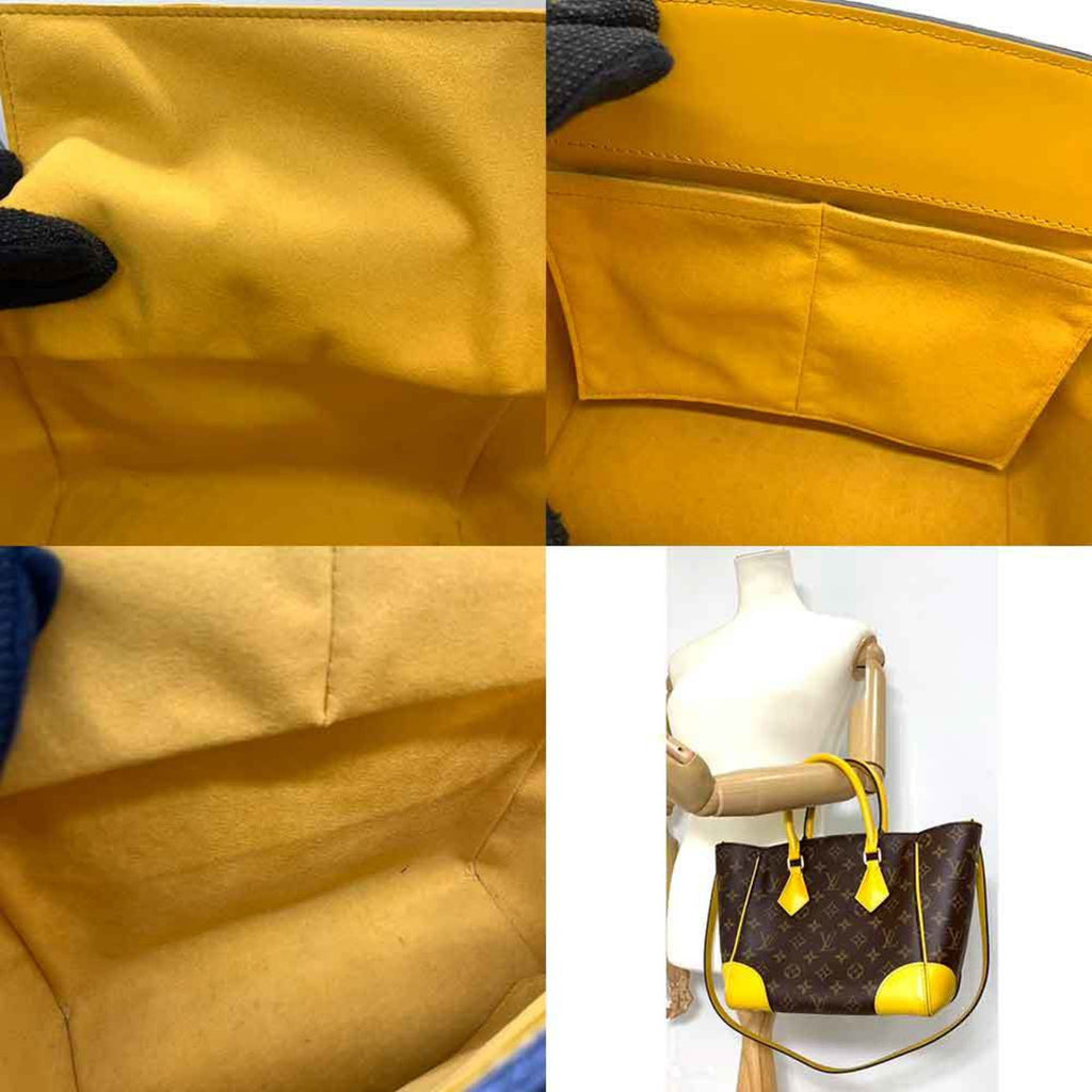 Louis Vuitton Brown Monogram Yellow Monogram Handbag Shoulder Bag (Pre-Owned)