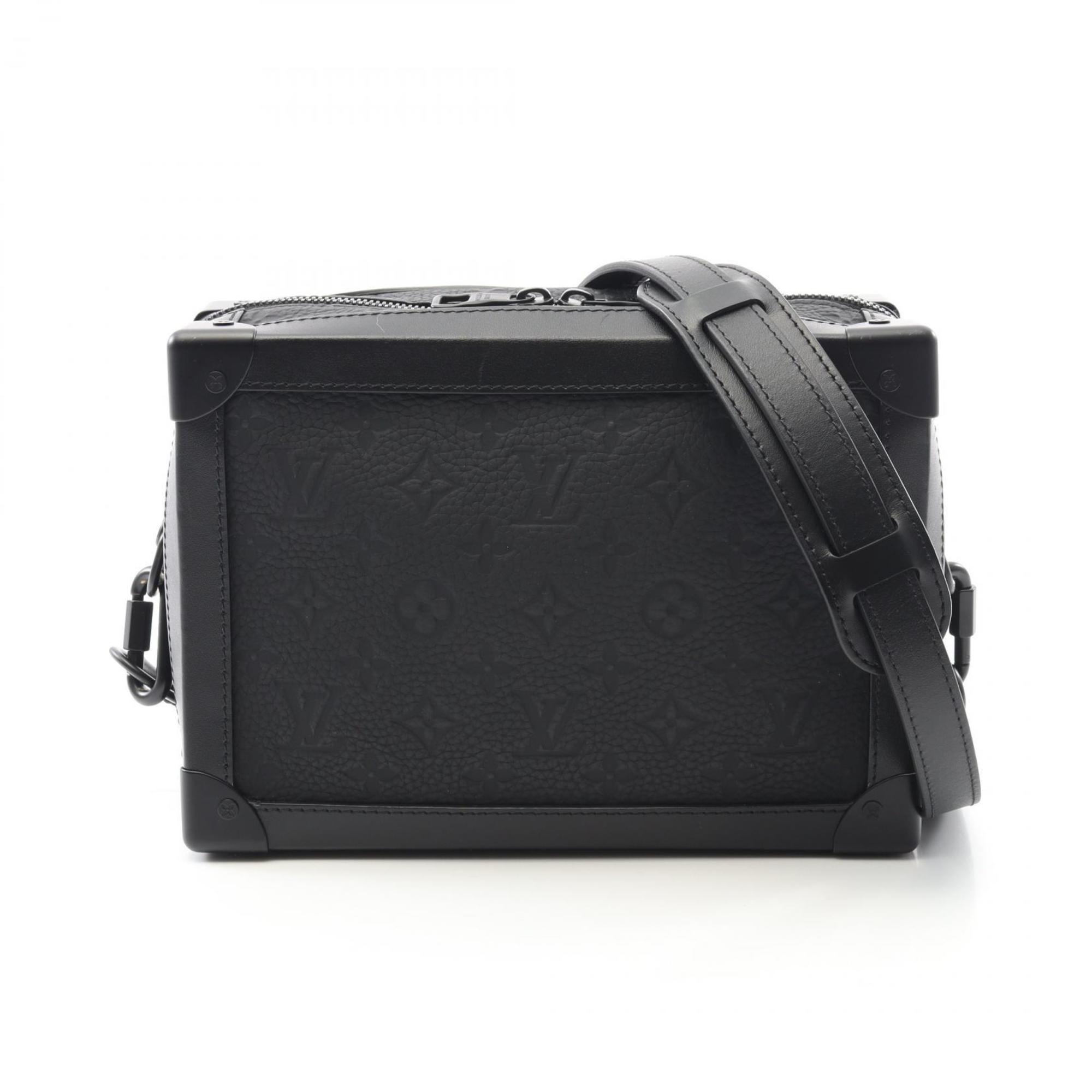 Louis Vuitton Black Noir Monogram Leather Shoulder Bag (Pre-Owned)