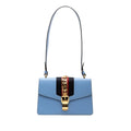Gucci Blue Leather Shoulder Bag (Pre-Owned)