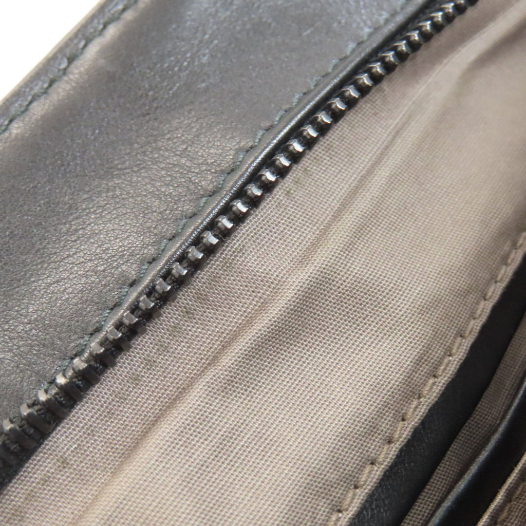 Bottega Veneta Black Leather Shoulder Bag (Pre-Owned)