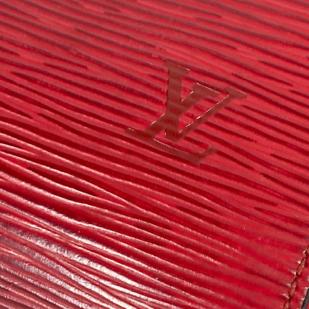 Louis Vuitton Red Color Epi Leather Backpack (Pre-Owned)