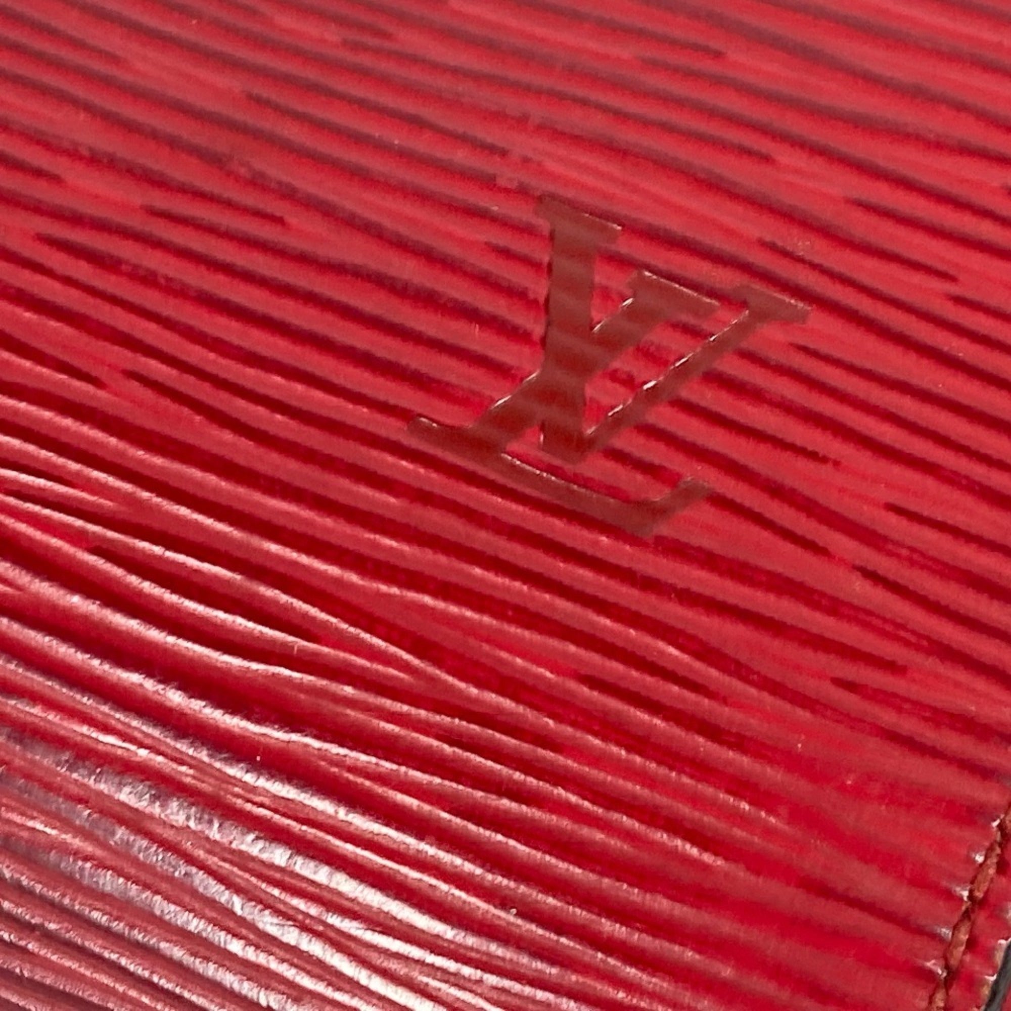 Louis Vuitton Red Color Epi Leather Backpack (Pre-Owned)