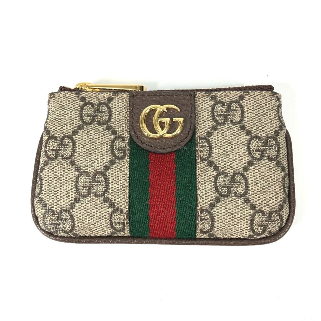 Gucci Beige Gg Supreme Coin Purse/Coin Case (Pre-Owned)