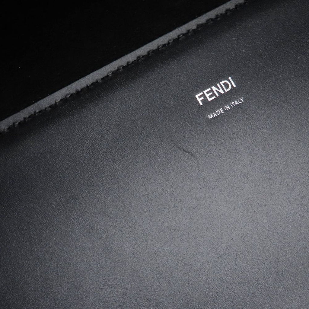 Fendi Black Leather Tote Bag (Pre-Owned)