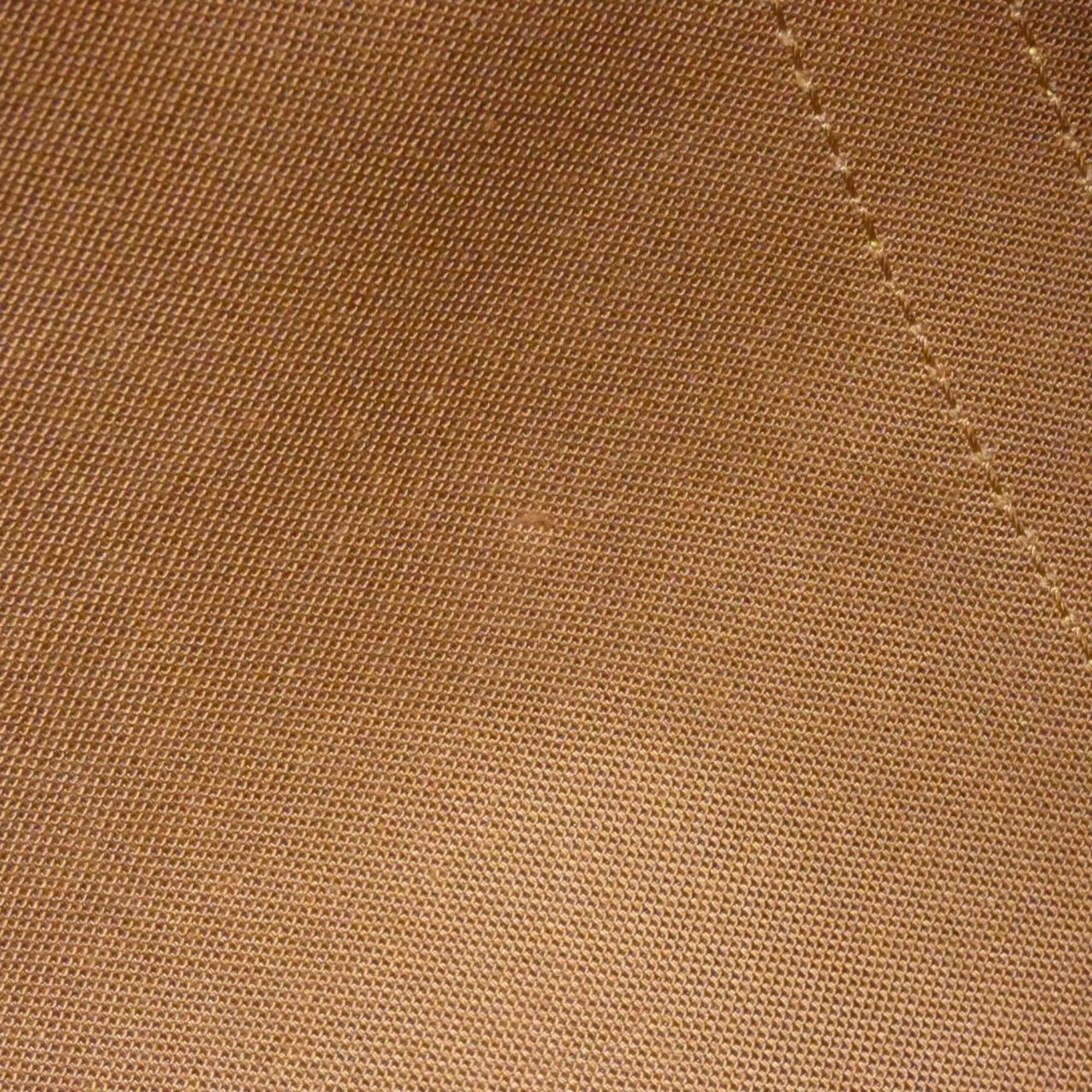 Louis Vuitton Monogram Marron Coated Canvas Boston Bag (Pre-Owned)