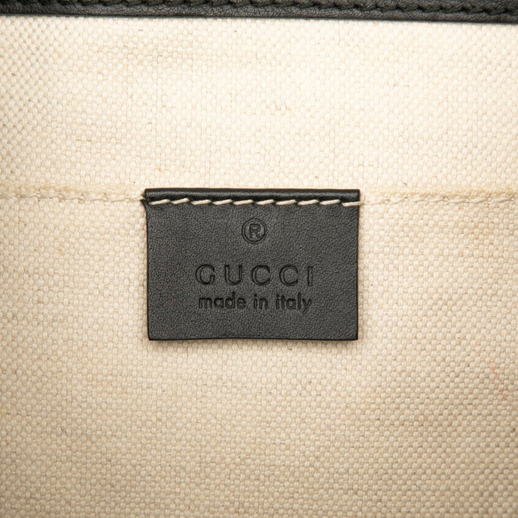 Gucci Black Leather Backpack (Pre-Owned)