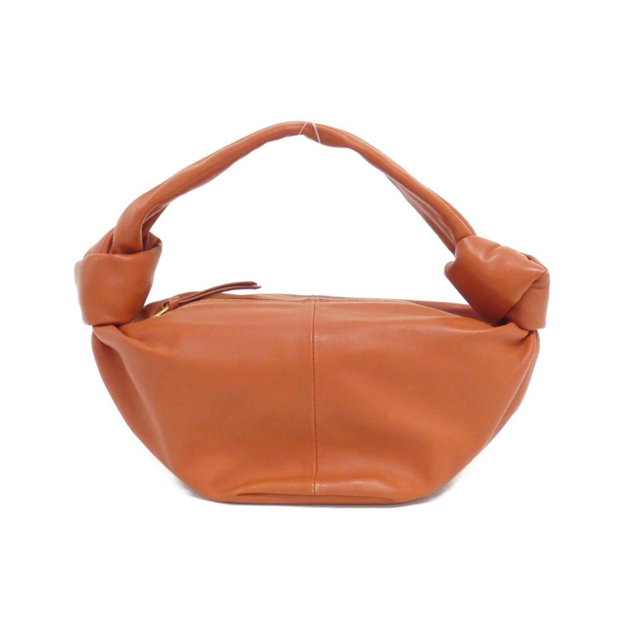 Bottega Veneta Gold Leather Handbag (Pre-Owned)