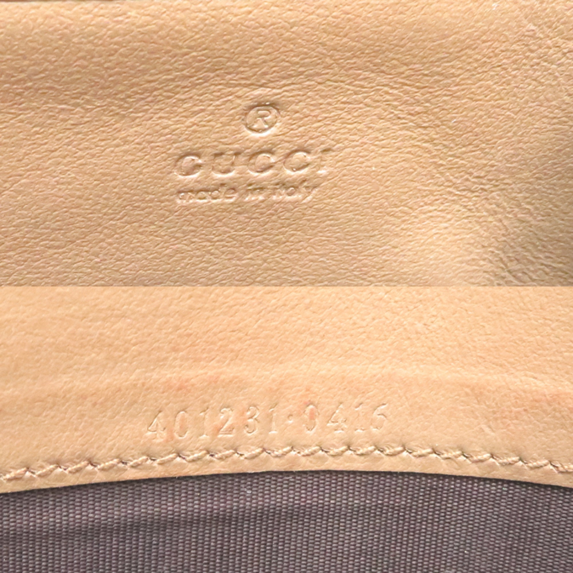 Gucci Beige Gg Supreme Shoulder Bag (Pre-Owned)