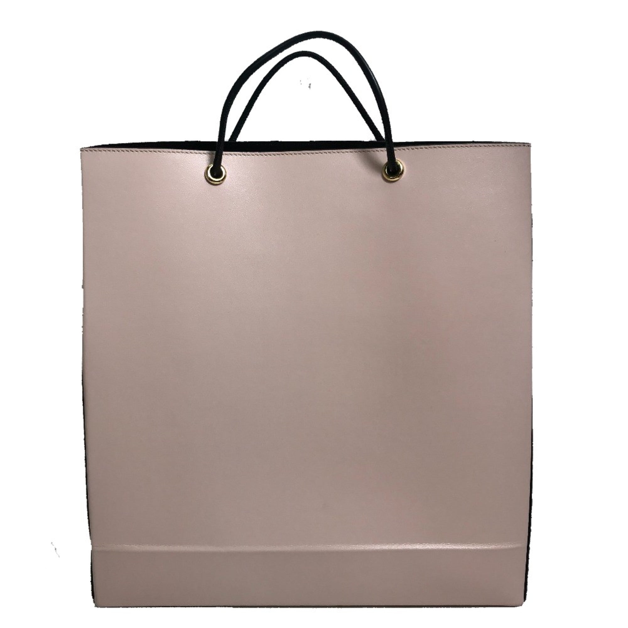 Fendi Pink Leather Tote Bag (Pre-Owned)