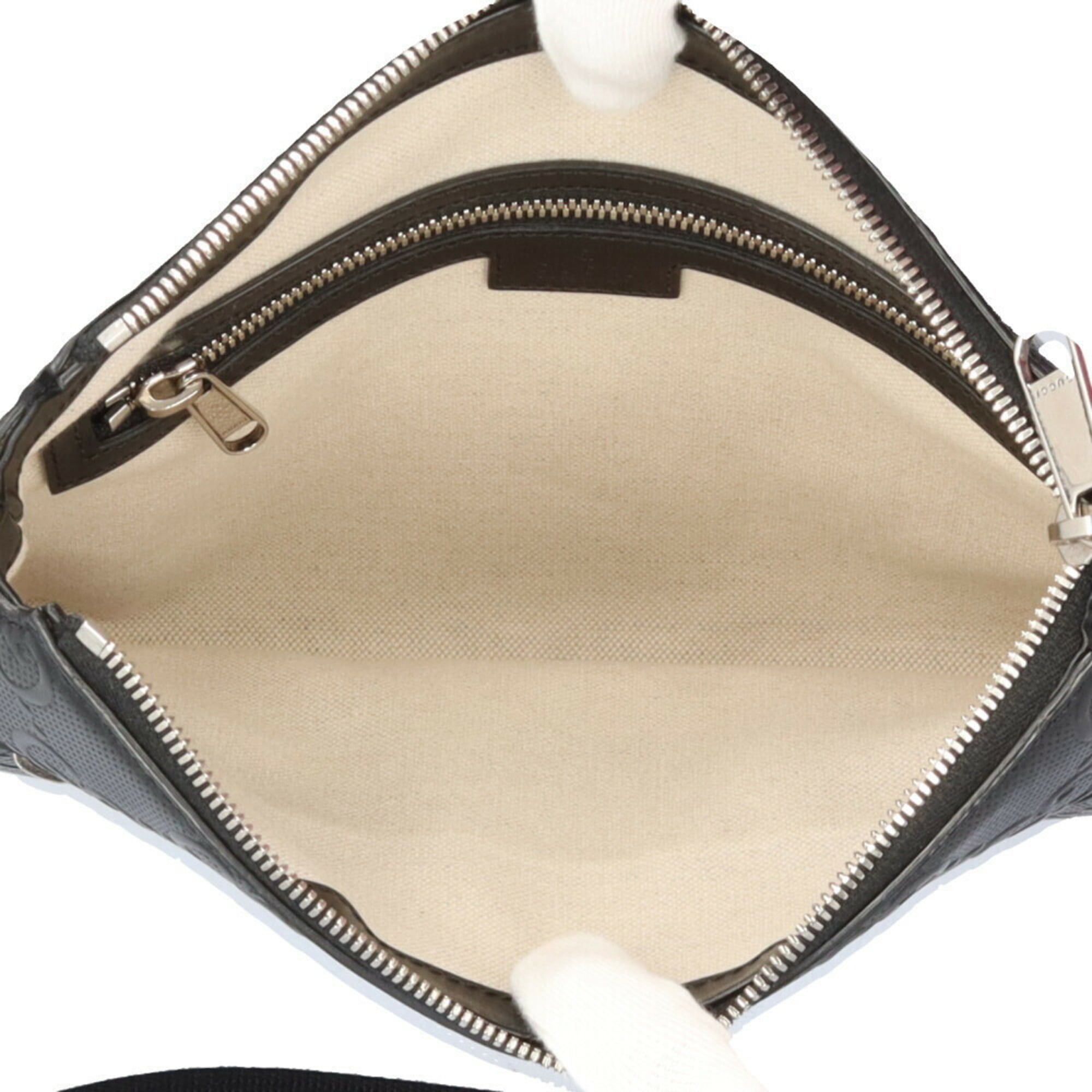 Gucci Black Leather Shoulder Bag (Pre-Owned)