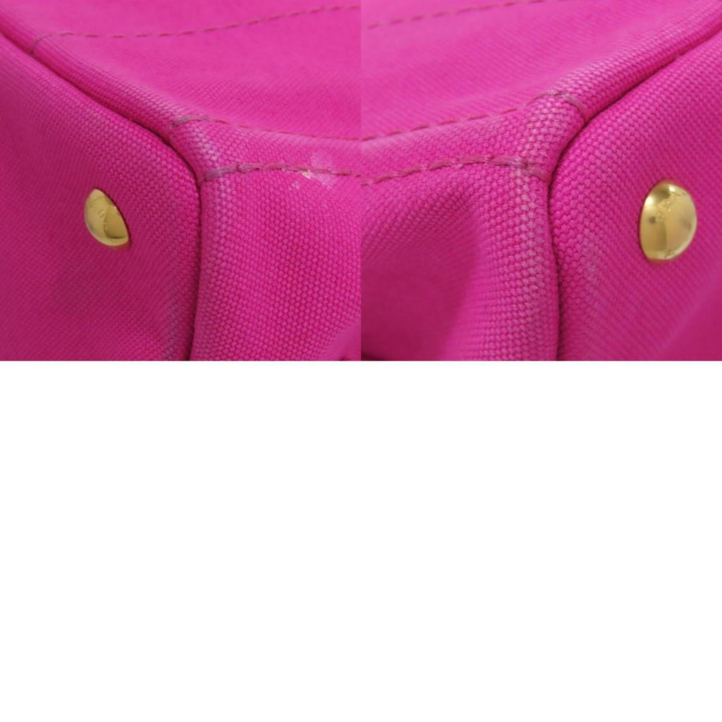 Prada Pink Canapa Handbag (Pre-Owned)