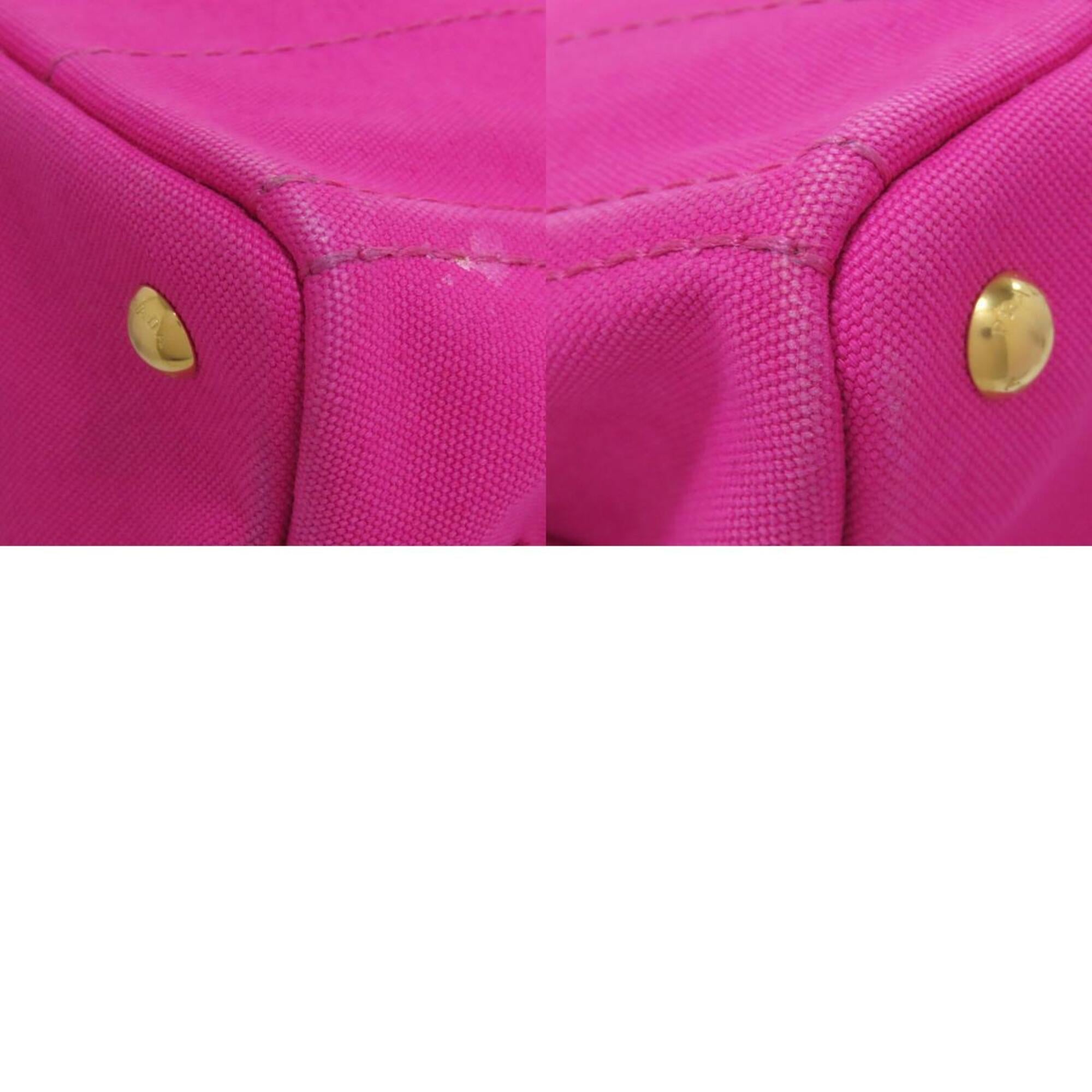 Prada Pink Canapa Handbag (Pre-Owned)