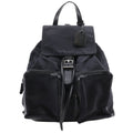 Gucci Black Nylon Canvas Leather Backpack (Pre-Owned)