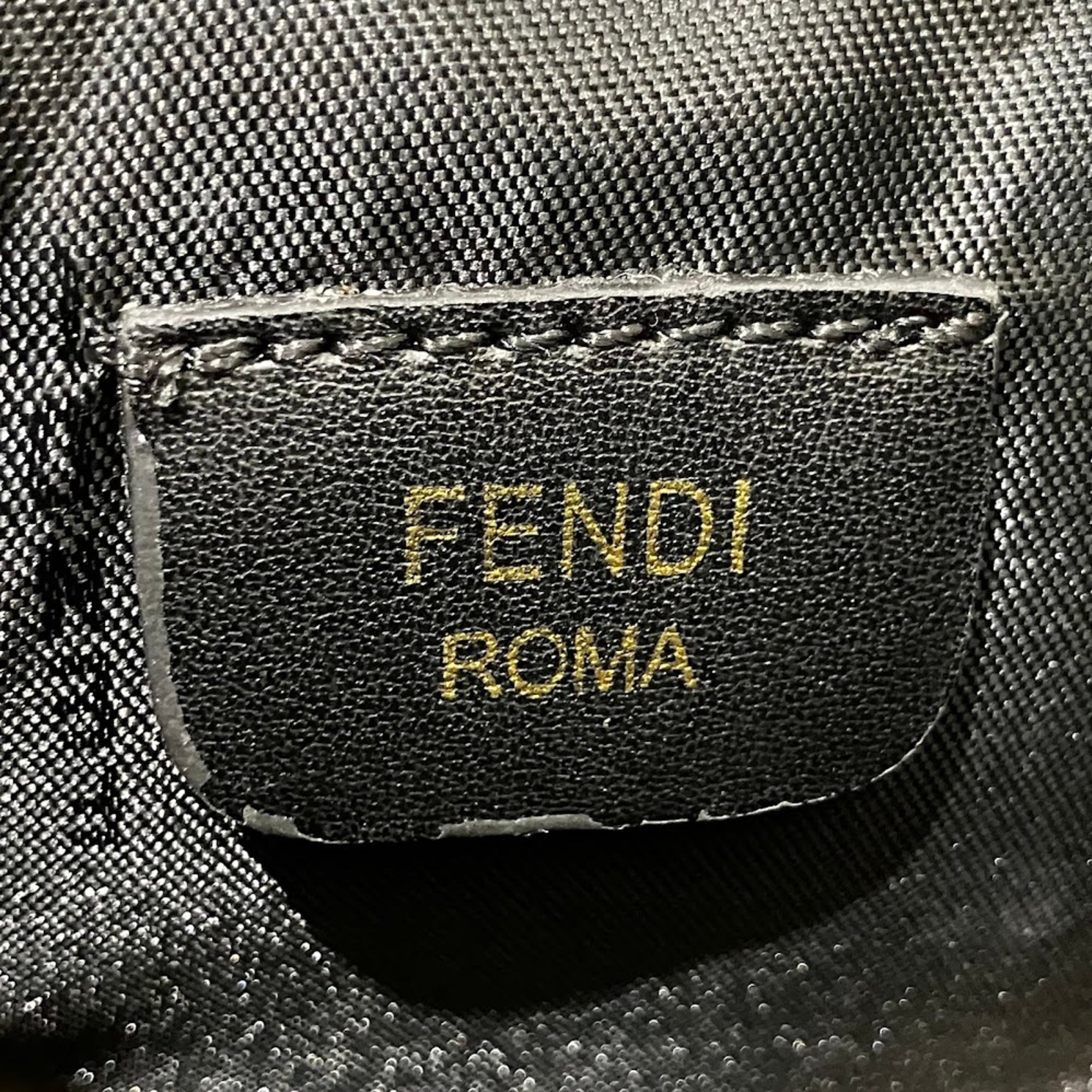 Fendi Multi-Color Leather Clutch Bag (Pre-Owned)