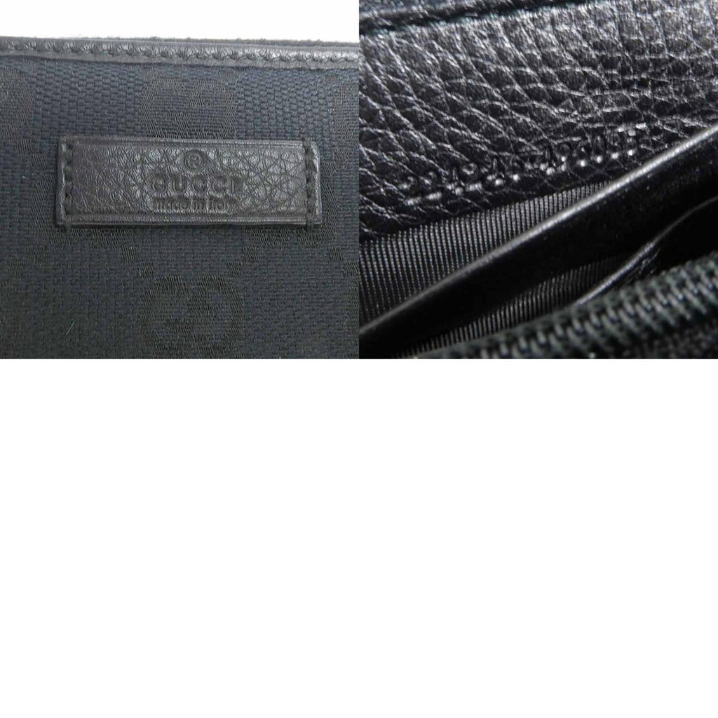 Gucci Black Gg Canvas Long Wallet (Bi-Fold) (Pre-Owned)