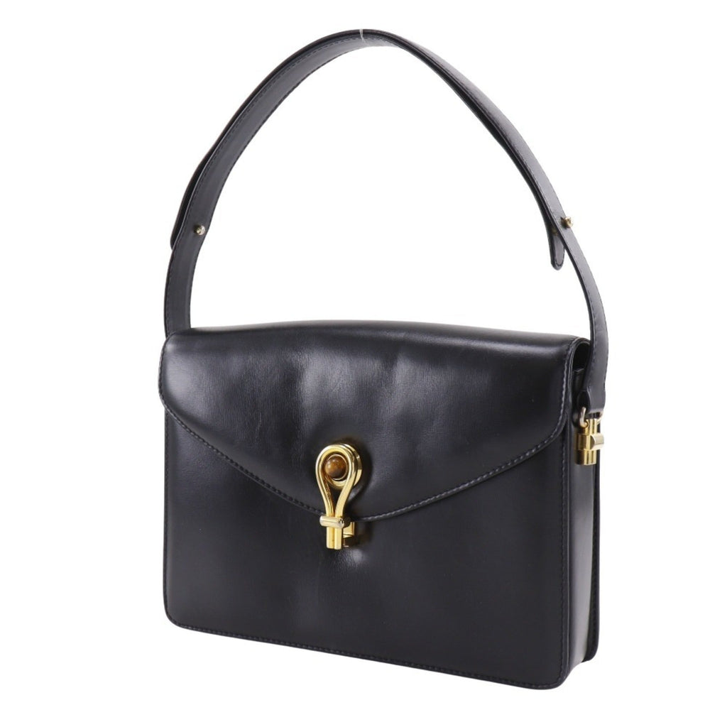 Gucci Black Leather Shoulder Bag (Pre-Owned)