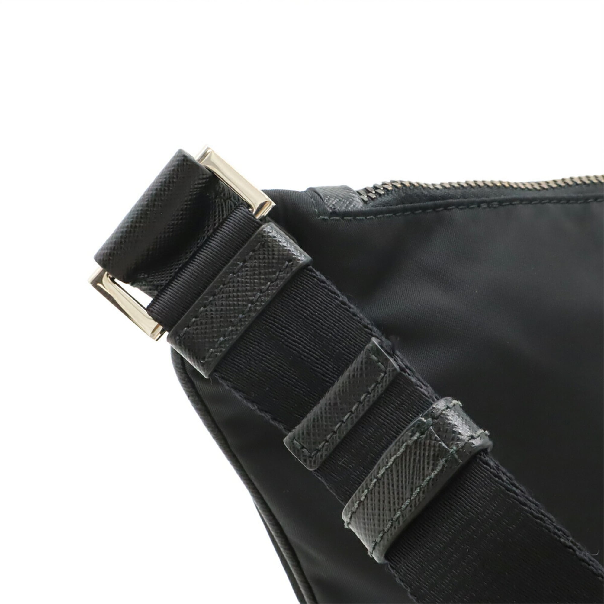 Prada Black Nero Nylon Pouch Sling Bag (Pre-Owned)