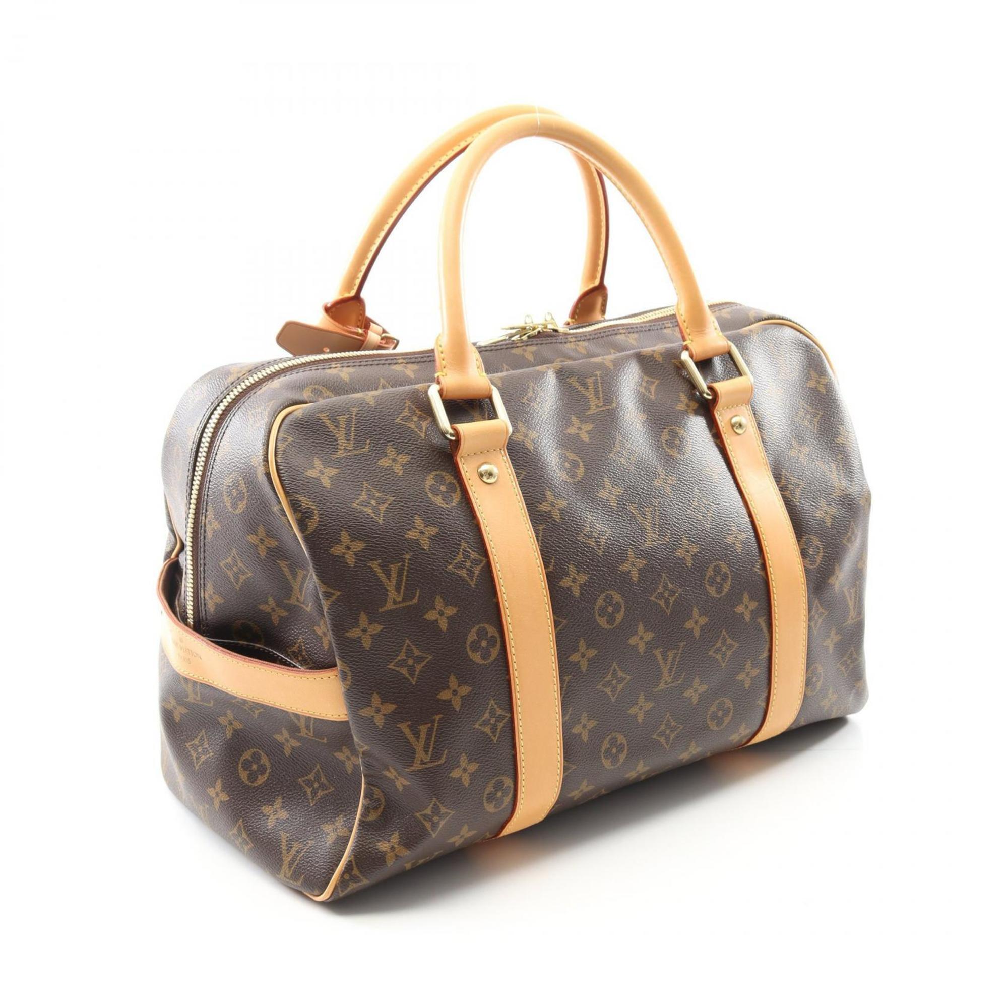 Louis Vuitton Brown Monogram Coated Canvas Boston Bag (Pre-Owned)