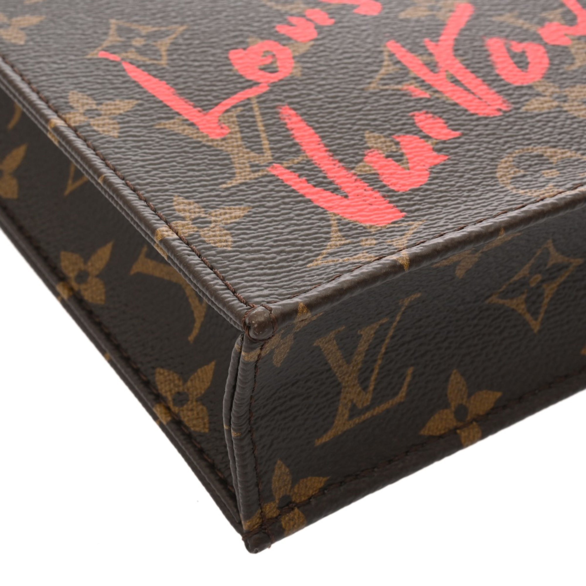 Louis Vuitton Brown Monogram Canvas Handbag (Pre-Owned)