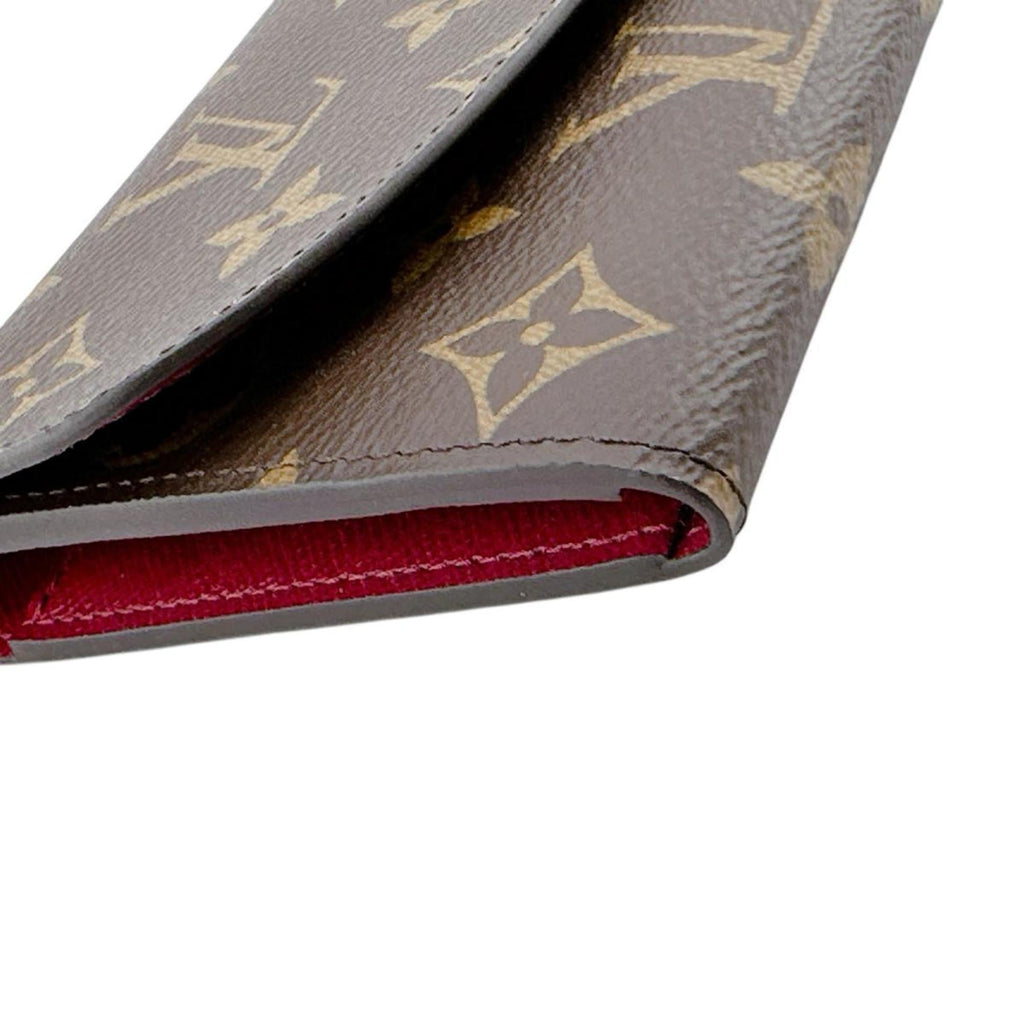 Louis Vuitton Monogram Brown Rouge Monogram Long Wallet (Bi-Fold) (Pre-Owned)