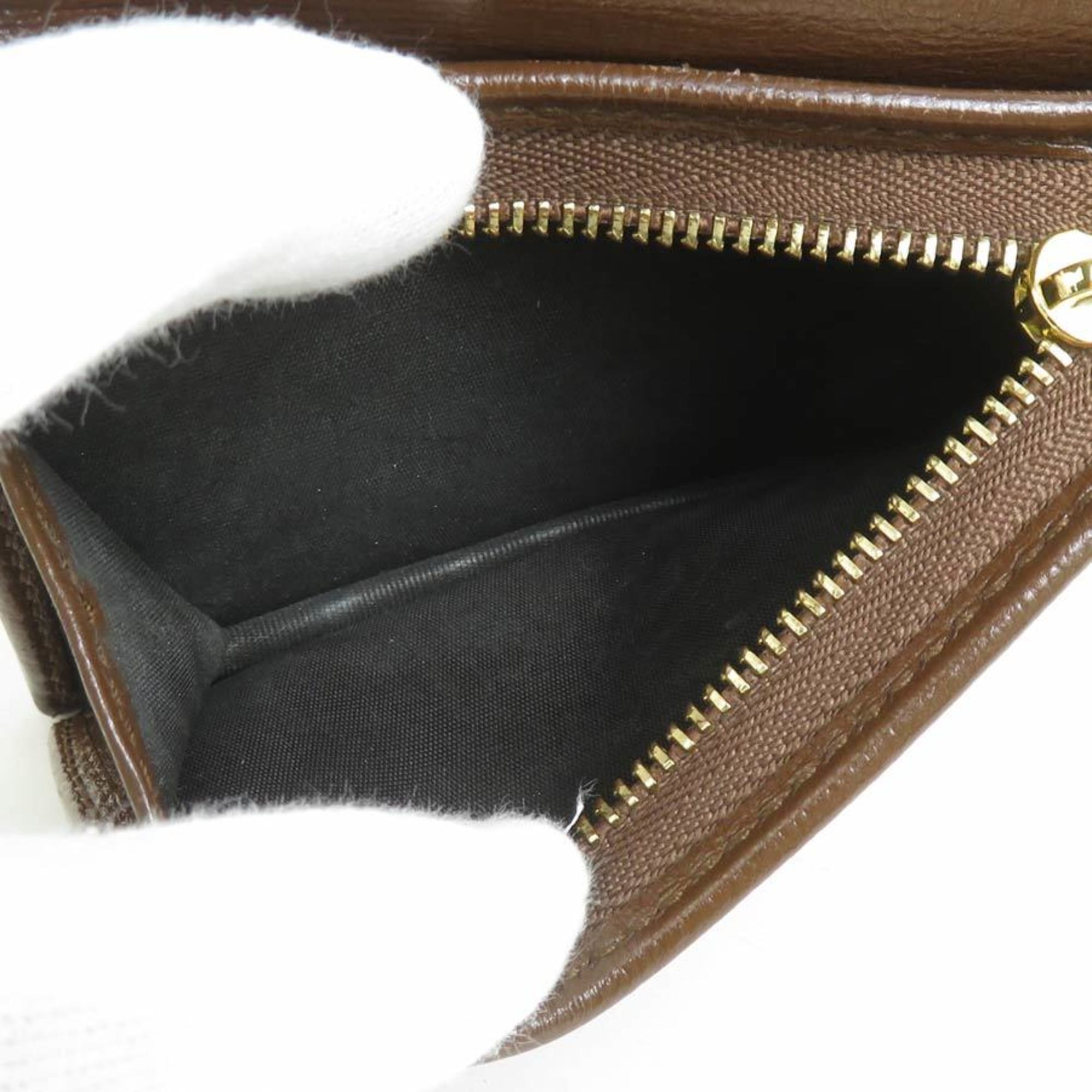 Gucci Brown Gg Supreme Wallet (Bi-Fold) (Pre-Owned)