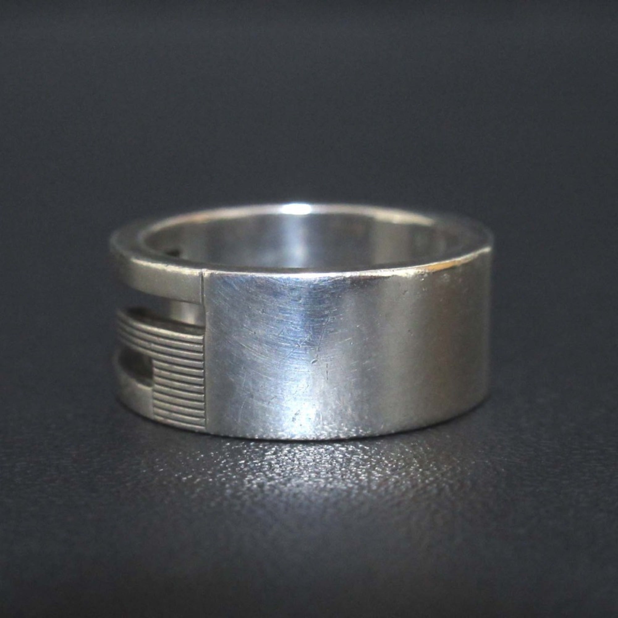 Gucci Silver Silver 925 Band Ring (Pre-Owned)