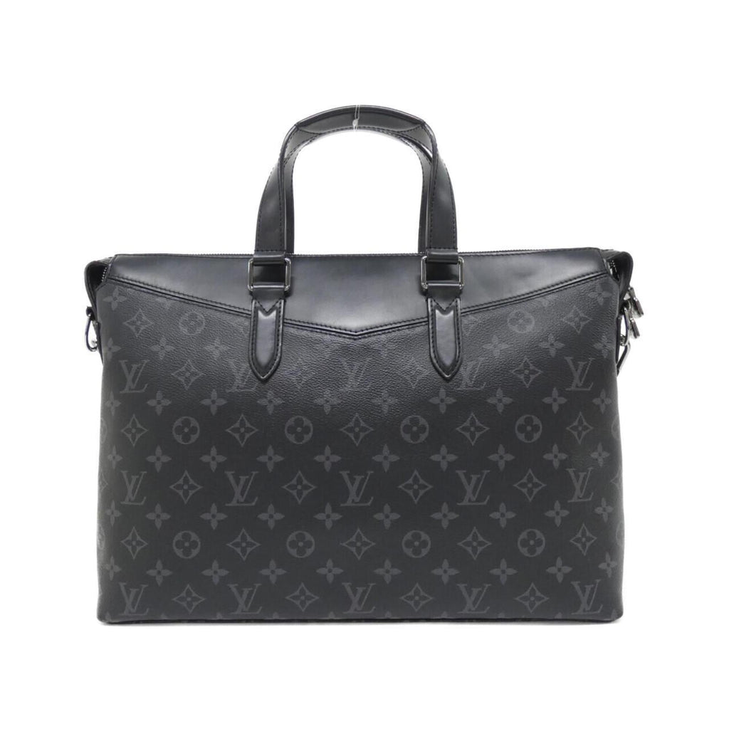 Louis Vuitton Black Monogram Eclipse Monogram Eclipse Briefcase Handbag (Pre-Owned)