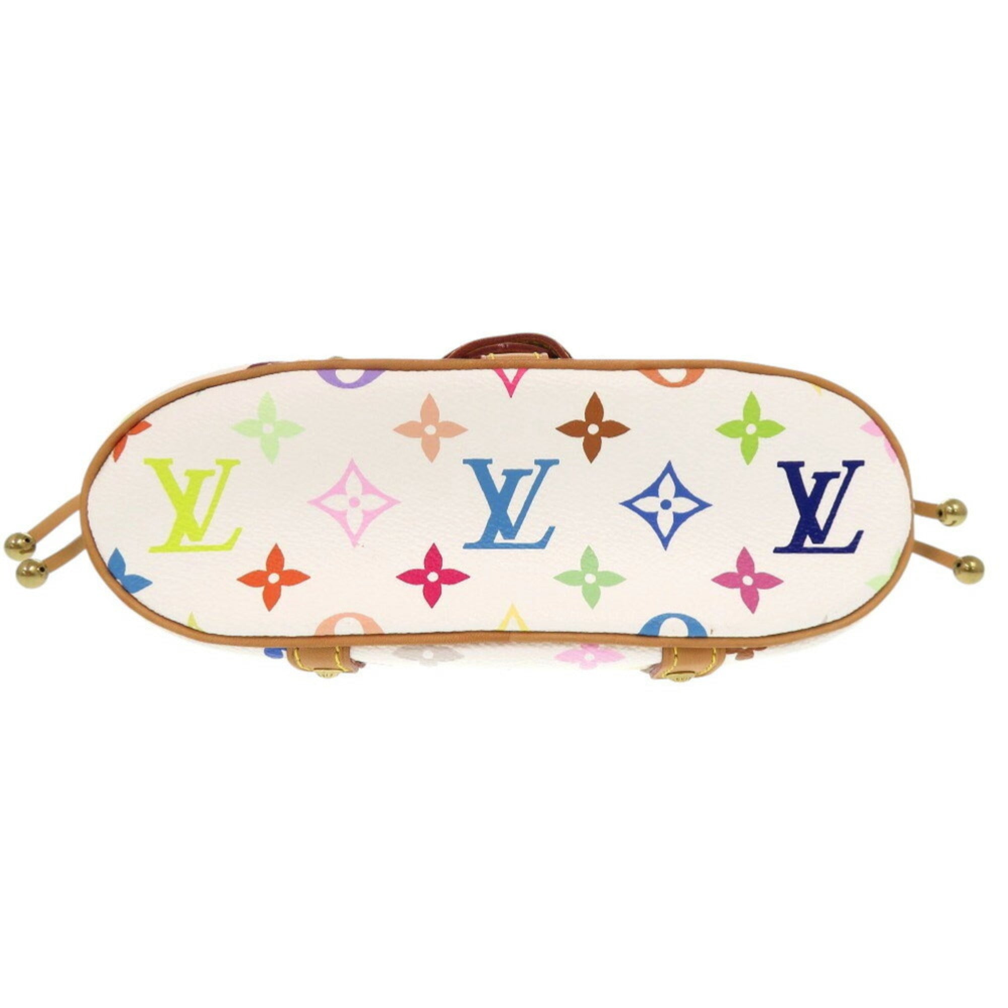Louis Vuitton Monogram Multicolore Blanc Multi-Color Monogram Multicolore Handbag (Pre-Owned)